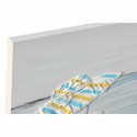 Cuadro DKD Home Decor Playa Mediterráneo (90 x 2,5 x 60 cm) (2 Unidades)