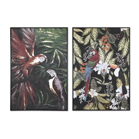 Painting DKD Home Decor Parrot Tropical 83 x 4,5 x 122,5 cm 83 x 4,5 x 123 cm (2 Units) Painting DKD Home Decor Parrot Tropical 83 x 4,5 x 122,5 cm 83 x 4,5 x 123 cm (2 Units)