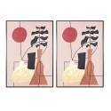 Quadro DKD Home Decor 83 x 4,5 x 122,5 cm 83 x 4,5 x 123 cm Vaso Scandinavo (2 Unità)