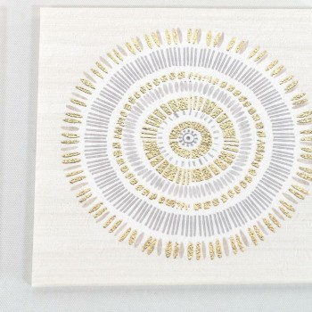 Cadre DKD Home Decor 61 x 3,8 x 26 cm 63,5 x 4 x 28,6 cm Cercles Scandinave (2 Unités)
