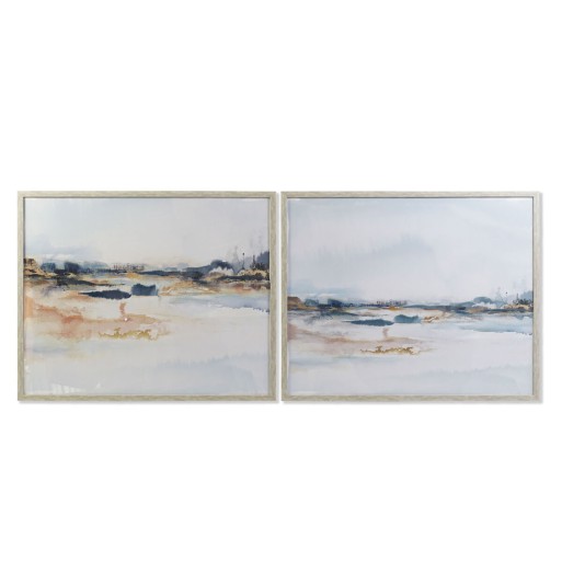 Bild DKD Home Decor abstrakt Moderne (104 x 4 x 83,5 cm) (2 Stück)