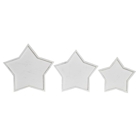 Centro de Mesa DKD Home Decor 57 x 54 x 3 cm Blanco Shabby Chic Decapé (3 Piezas) Centro de Mesa DKD Home Decor 57 x 54 x 3 cm Blanco Shabby Chic Decapé (3 Piezas)
