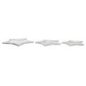 Tischdekoration DKD Home Decor 57 x 54 x 3 cm Weiß Shabby Chic Decapé (3 Stücke)
