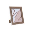 Cornice Portafoto DKD Home Decor Cristallo Bianco Legno MDF (27,5 x 1,5 x 32,5 cm)