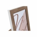 Cornice Portafoto DKD Home Decor Cristallo Bianco Legno MDF (27,5 x 1,5 x 32,5 cm)