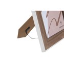 Cornice Portafoto DKD Home Decor Cristallo Bianco Legno MDF (27,5 x 1,5 x 32,5 cm)