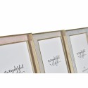 Fotorahmen DKD Home Decor Kristall Holz MDF (26 x 2 x 31 cm) (3 Stück)