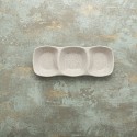 bandeja de aperitivos Bidasoa Ikonic Cinzento Plástico Melamina 28,6 x 10,9 x 3,1 cm (12 Unidades) (Pack 12x)