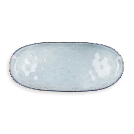 Recipiente de Cozinha Quid Boreal Azul Cerâmica 36 x 16 cm (2 Unidades) (Pack 2x)
