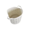 Conjunto de Cestas DKD Home Decor Cinzento Algodão (3 Peças) (35 x 35 x 40 cm)