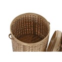 Conjunto de Cestas DKD Home Decor Natural 31 x 31 x 44 cm Bambu Boho