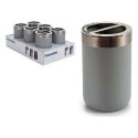 Portaspazzolini da Denti Acciaio inossidabile Argentato Plastica 7,7 x 11,2 x 7,7 cm
