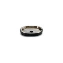Portasapone Argentato Acciaio inossidabile Plastica 9,5 x 2,5 x 13 cm