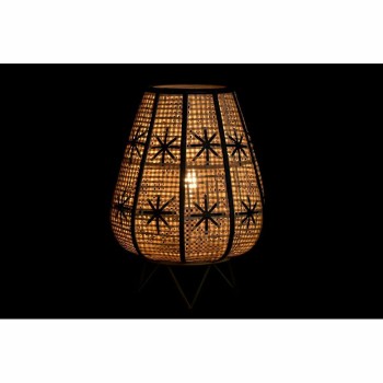 Lâmpada de mesa DKD Home Decor Preto Metal Castanho 220 V 50 W 37 x 37 x 47 cm