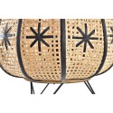 Lâmpada de mesa DKD Home Decor Preto Metal Castanho 220 V 50 W 37 x 37 x 47 cm