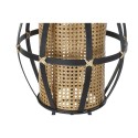 Lampada da Terra DKD Home Decor Marrone Nero Metallo Bambù 50 W 220 V 38 x 38 x 119 cm