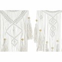 Décoration Suspendue DKD Home Decor 25 x 1 x 93 cm Marron Blanc (2 Unités)