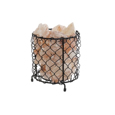 Décoration lumineuse DKD Home Decor Sel Noir Orange 15 W 17 x 17 x 17 cm Décoration lumineuse DKD Home Decor Sel Noir Orange 15 W 17 x 17 x 17 cm