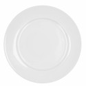 Prato de Jantar Bidasoa Glacial Ala Ancha Branco Cerâmica Ø 30 cm (4 Unidades) (Pack 4x)