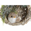Decorazione Natalizia DKD Home Decor Poliestere Rattan (14 x 11 x 15 cm) (2 Unità)