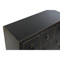 Chest of drawers DKD Home Decor Black Golden Fir MDF Wood Oriental 63 x 28 x 101 cm
