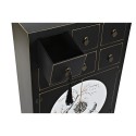 Chest of drawers DKD Home Decor Black Golden Fir MDF Wood Oriental 63 x 28 x 101 cm