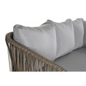 Conjunto de Sofá y Mesa DKD Home Decor Cristal ratán sintético Acero (190 x 190 x 70 cm)