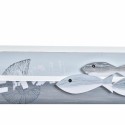 Jogo de Caixas Decorativas DKD Home Decor Madeira Espirais Mediterrâneo 42 x 29 x 12 cm