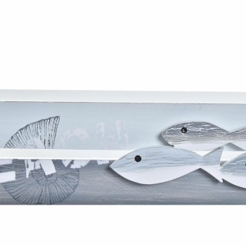 Set di Scatole Decorative DKD Home Decor Legno Spirali Mediterraneo 42 x 29 x 12 cm
