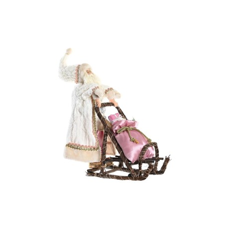 Statua Decorativa DKD Home Decor Babbo Natale Natale Grigio Rosa Legno 42 x 22 x 50 cm Statua Decorativa DKD Home Decor Babbo Natale Natale Grigio Rosa Legno 42 x 22 x 50 cm