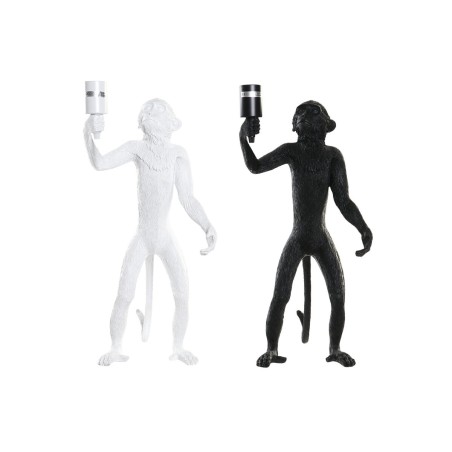 Lampe de bureau DKD Home Decor 31 x 34 x 55 cm Noir Blanc Résine 220 V 50 W (2 Unités) Lampe de bureau DKD Home Decor 31 x 34 x 55 cm Noir Blanc Résine 220 V 50 W (2 Unités)