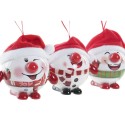Weihnachtsbaumkugel DKD Home Decor Rot Weiß PVC Schneemann (3 Stück)