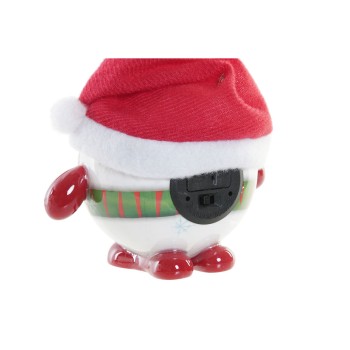 Palla di Natale DKD Home Decor Rosso Bianco PVC Pupazzo di Neve (3 Unità)
