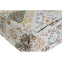 Canapé deux places DKD Home Decor Beige Marron Coton Jaune (145 x 76 x 13 cm)