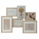 Fotorahmen DKD Home Decor 54 x 2,4 x 36,7 cm Kristall natürlich Shabby Chic