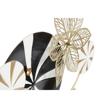 Statua Decorativa DKD Home Decor Nero Dorato Metallo Moderno (62 x 9 x 61,6 cm)