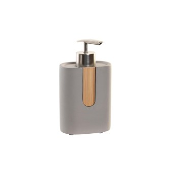 Dispensador de Sabão DKD Home Decor Natural Cinzento Laranja Cimento