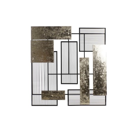 Wanddekoration DKD Home Decor 89 x 4,5 x 97 cm abstrakt Schwarz Gold Moderne Wanddekoration DKD Home Decor 89 x 4,5 x 97 cm abstrakt Schwarz Gold Moderne