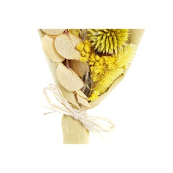 Strauss DKD Home Decor Beige Gelb Getrocknete Blume (10 x 5 x 18 cm) (2 Stück)
