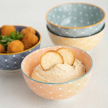 Bowl Quid Pippa Ceramic Multicolour (11 cm) (Pack 24x)