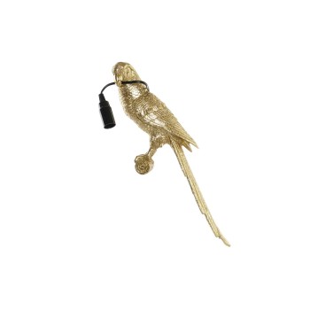 Wall Lamp DKD Home Decor Golden Resin 25 W Parrot (14 x 11,5 x 46 cm)