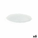 Piatto da pranzo Quid Mar De Viento Trasparente Vetro Ø 32 cm (6 Unità) (Pack 6x)
