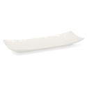 Vassoio per aperitivi Quid Select Bianco Ceramica 20,5 x 7,5 cm (6 Unità) (Pack 6x)