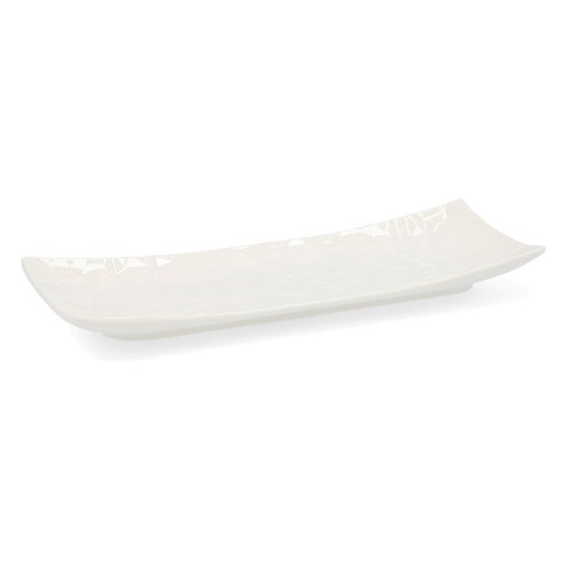 Vassoio per aperitivi Quid Select Bianco Ceramica 20,5 x 7,5 cm (6 Unità) (Pack 6x)