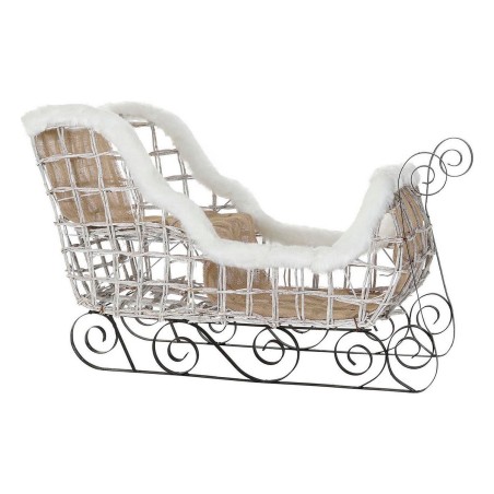 Décorations de Noël DKD Home Decor Lumière LED Traîneau Blanc 90 x 46 x 62 cm Décorations de Noël DKD Home Decor Lumière LED Traîneau Blanc 90 x 46 x 62 cm