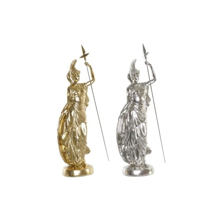 Figurine Décorative DKD Home Decor 16,5 x 10,5 x 50 cm Argenté Doré Néoclassique (2 Unités) Figurine Décorative DKD Home Decor 16,5 x 10,5 x 50 cm Argenté Doré Néoclassique (2 Unités)