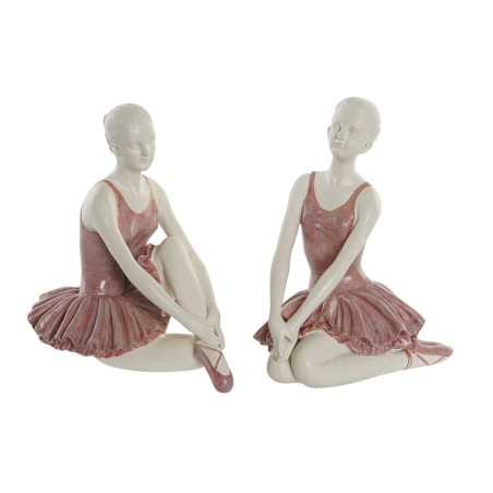 Deko-Figur DKD Home Decor Romantisch Ballett-Tänzerin 16 x 11 x 17 cm (2 Stück) Deko-Figur DKD Home Decor Romantisch Ballett-Tänzerin 16 x 11 x 17 cm (2 Stück)