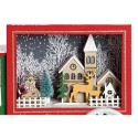Calendario de Adviento DKD Home Decor Camión Luz LED Madera MDF (31 x 9 x 20 cm)