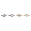 Posavasos DKD Home Decor Azulejo 4 Unidades (10,8 x 10,8 x 0,7 cm)