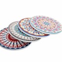 Posavasos DKD Home Decor Mandala 4 Unidades (10,8 x 10,8 x 0,7 cm)